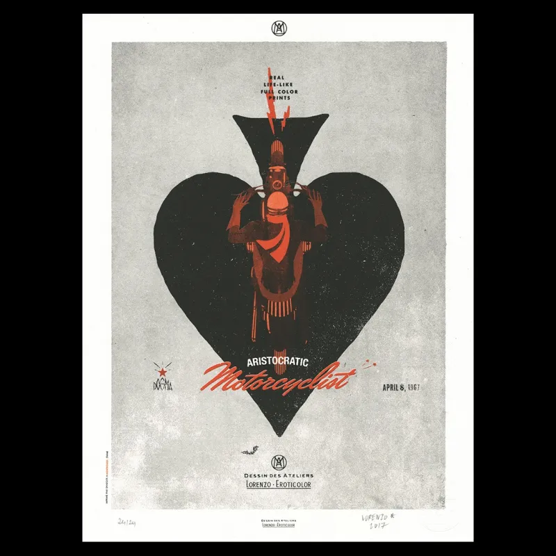 Lithographie de Lorenzo Eroticolor
