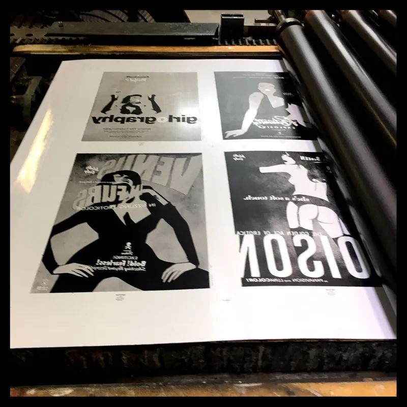 Lithographie de Lorenzo Eroticolor