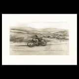 Denis Sire, Charlie Dalson, lithographie originale imprimée à 20 exemplaires