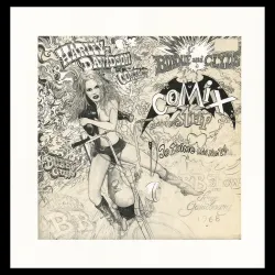 Denis Sire, BB, lithographie originale imprimée à 20 exemplaires