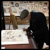 Denis Sire, BB, lithographie originale imprimée à 20 exemplaires