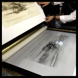 Denis Sire, Charlie Dalson, lithographie originale imprimée à 20 exemplaires