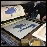 Lorenzo Eroticolor – Guzzi - "Hell is the Destination", lithographie