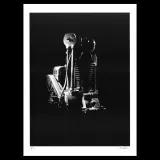 Photolithographie "Moteur Jap de 1920", 2018, Éditions Anthèse, photographie de Grégory Mathieu