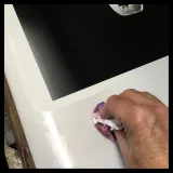 Photolithographie, "Moteur Harley-Davidson", 2018, Éditions Anthèse, photographie de Grégory Mathieu