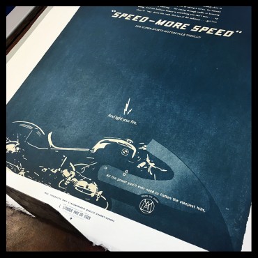 Lorenzo Eroticolor – BMW - "Speed - More Speed" - Lithographie - Affiche