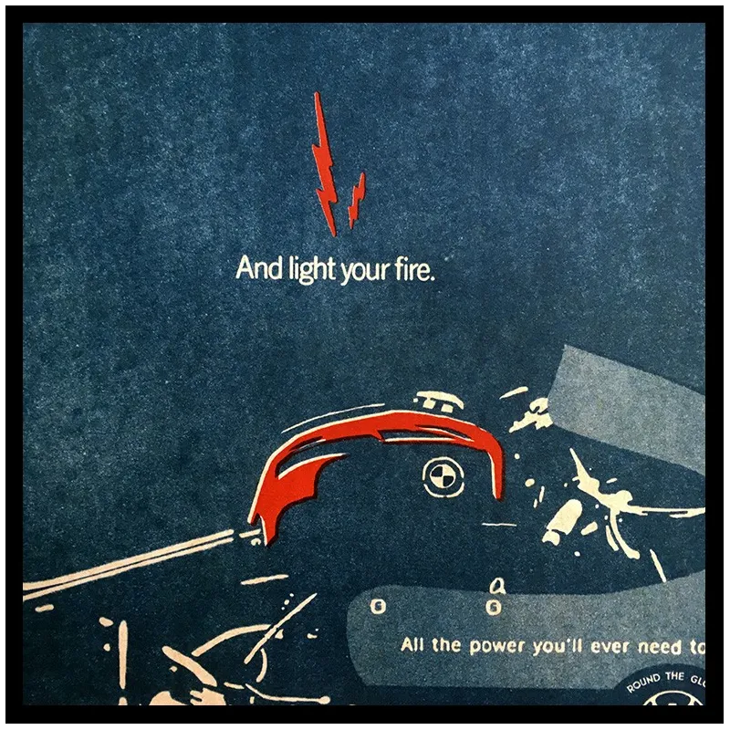 Lorenzo Eroticolor – BMW - "Speed - More Speed" - Lithographie - Affiche