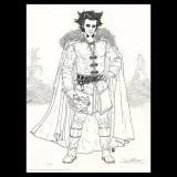 Lithographie, Complainte des Landes perdues, Béatrice Tillier, Tête Noire et décors