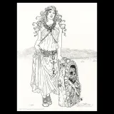 Lithographie, Complainte des Landes perdues, Béatrice Tillier, LastWitch et décors