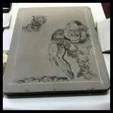 Lithographie "Animaux" par Olivier Martin et Jérôme Lereculey, 2019