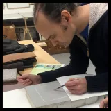 Lithographie "Vincent" d'Olivier Martin