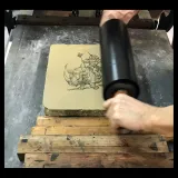 Lithographie "Wollodrïn" par Jérôme Lereculey