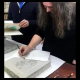 Lithographie "Wollodrïn" par Jérôme Lereculey