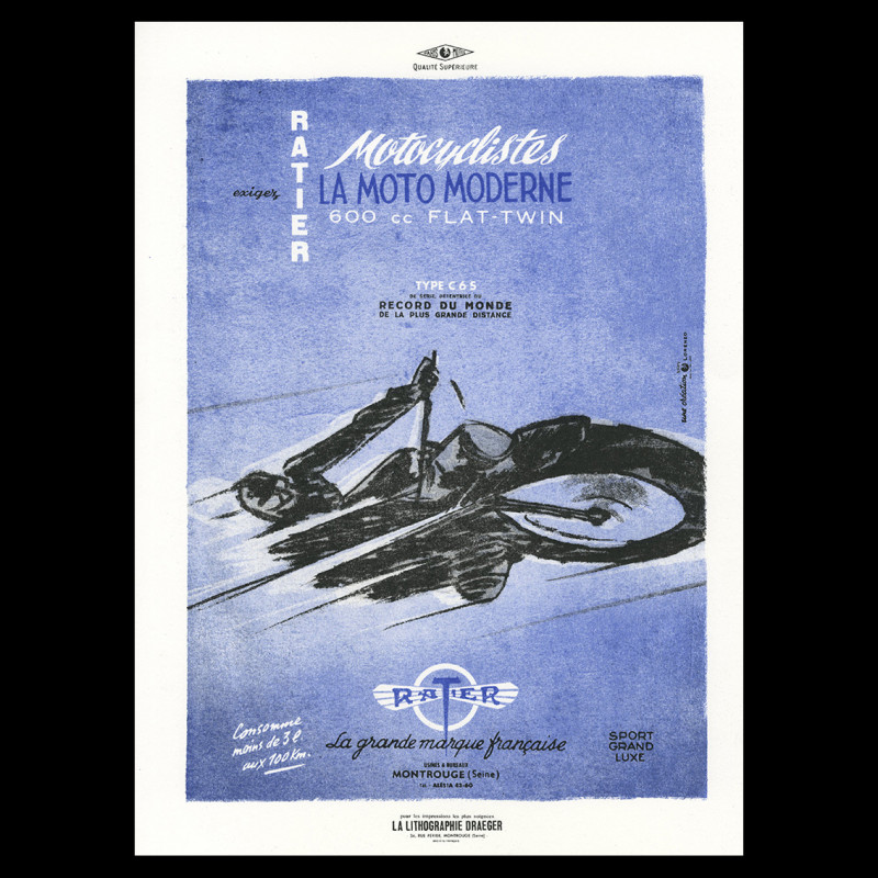 Lorenzo Eroticolor -  Ratier - "La moto Moderne"