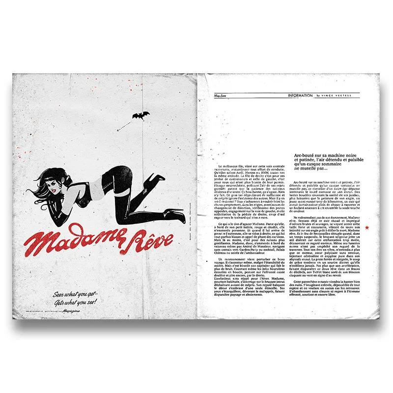 Aristocratic Motorcyclist Magazine , numéro ZÉRO, by  Lorenzo Eroticolor