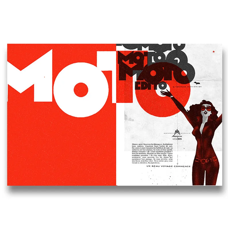 Aristocratic Motorcyclist Magazine , numéro ZÉRO, by  Lorenzo Eroticolor