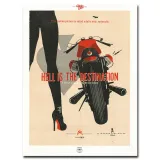 Guzzi - "Hell is the Destination", 2020, by Lorenzo Eroticolor 