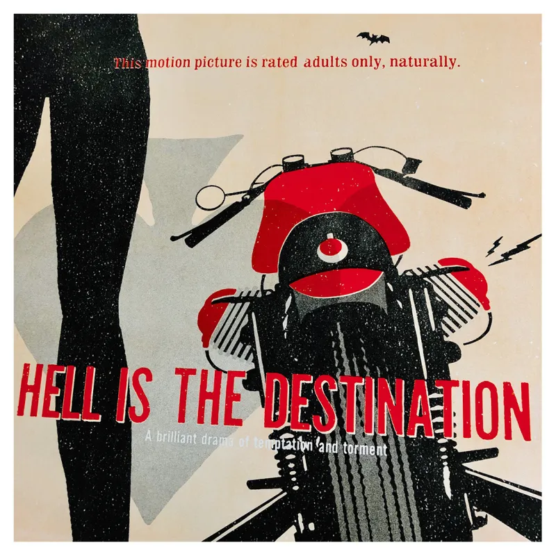 Guzzi - "Hell is the Destination", 2020, by Lorenzo Eroticolor 