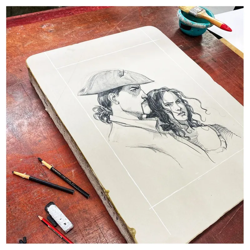 Luigi Critone lithographie, Scorpion, Draeger, lithographie, BD,