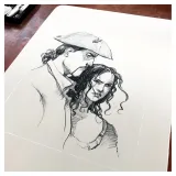 Luigi Critone lithographie, Scorpion, Draeger, lithographie, BD,