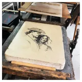 Luigi Critone lithographie, Scorpion, Draeger, lithographie, BD,