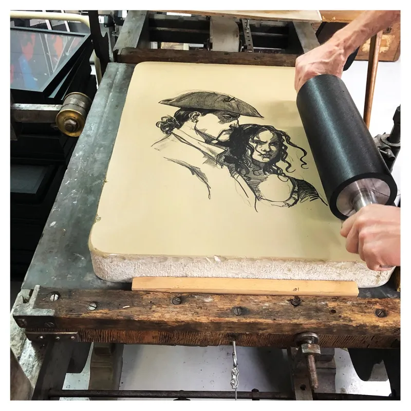 Luigi Critone lithographie, Scorpion, Draeger, lithographie, BD,