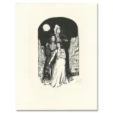 Eric Liberge lithographie, Suaire, Draeger, lithographie, BD,