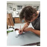 Eric Liberge lithographie, Suaire, Draeger, lithographie, BD,