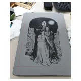 Eric Liberge lithographie, Suaire, Draeger, lithographie, BD,