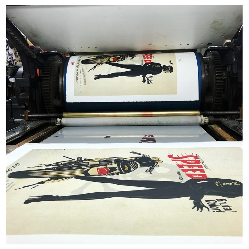 Lorenzo Eroticolor, Anthèse, Draeger Paris, lithographie, Triumph