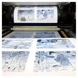 Blake et Mortimer, Jean Harambat, lithographie, estampes, BD,