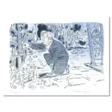 Blake et Mortimer, Jean Harambat, lithographie, estampes, BD