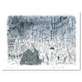 Blake et Mortimer, Jean Harambat, lithographie, estampes, BD