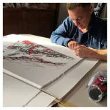 Tarrin lithographie, Spirou chez les soviets, Draeger, lithographie, BD,