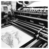 Tarrin lithographie, Spirou chez les soviets, Draeger, lithographie, BD,
