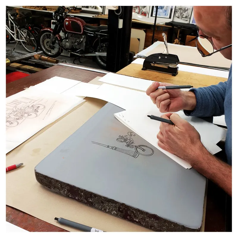 Bravo, Spirou, Draeger, lithographie, estampes, BD,