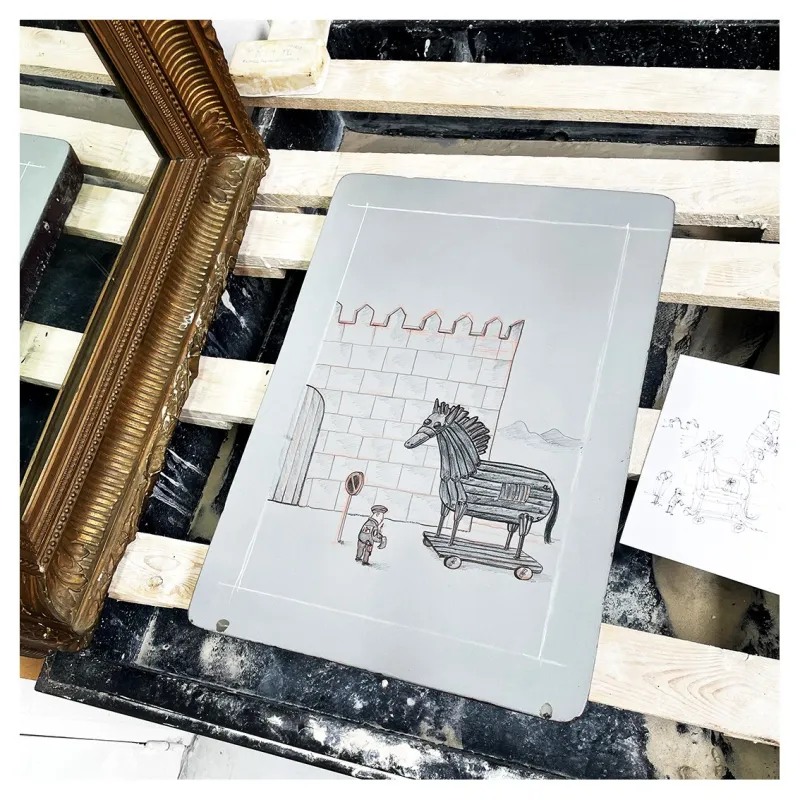 Jul, 50 nuances de Grecs, Draeger, lithographie, estampes, BD,