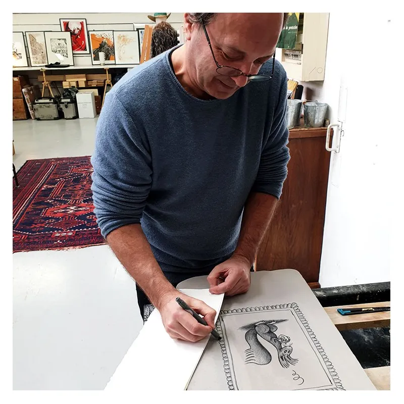 Bravo, Spip, Spirou, Draeger, lithographie, estampes, BD,