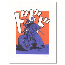 Sylvain Repos, Repos lithographie, Yojimbot, Draeger, lithographie, estampes, BD,
