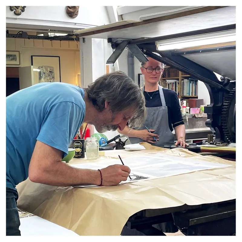 Vince*, Vince, Anthèse, Nicolas Draeger, lithographie, estampes