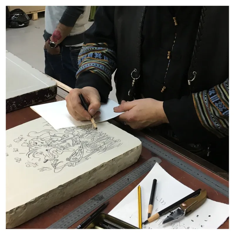 Mickson, Anthèse, Nicolas Draeger, lithographie, estampes, Draeger Paris, Ratus