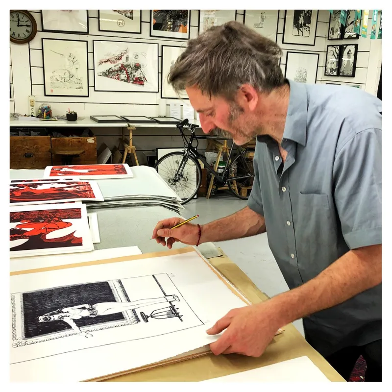 Vince*, Vince, Anthèse, Nicolas Draeger, lithographie, estampes