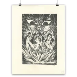 Lithographie, Alexis Bacci, 2021