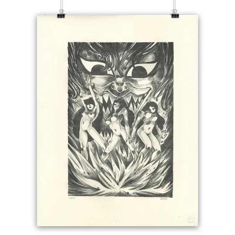 Lithographie, Alexis Bacci, 2021