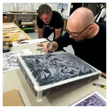 Lithographie, Alexis Bacci, 2021
