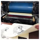 Lithographie, Thomas Gilbert, Nos Corps Alchimiques, Camille, Aniss, Sarah, 2021
