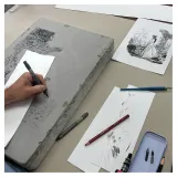 Vincent Mallié, Ténébreuse, Draeger, lithographie, estampes, anthese