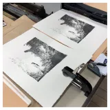 Vincent Mallié, Ténébreuse, Draeger, lithographie, estampes, anthese