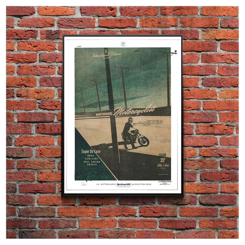 Lithographie Aristocratic Motorcyclist, In Review, 2021