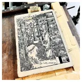 Lithographie "Connexion" par POZLA